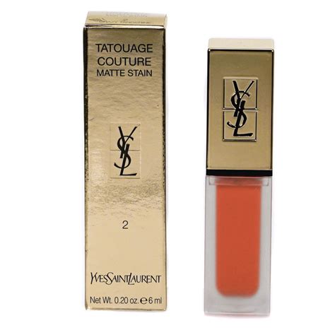 YSL Crazy Tangerine (2) Tatouage Couture Liquid Matte Lip 